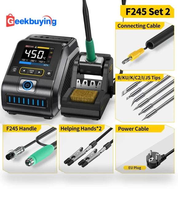 Premium 200W Soldering Iron Station Kit — Stations, FNIRSI