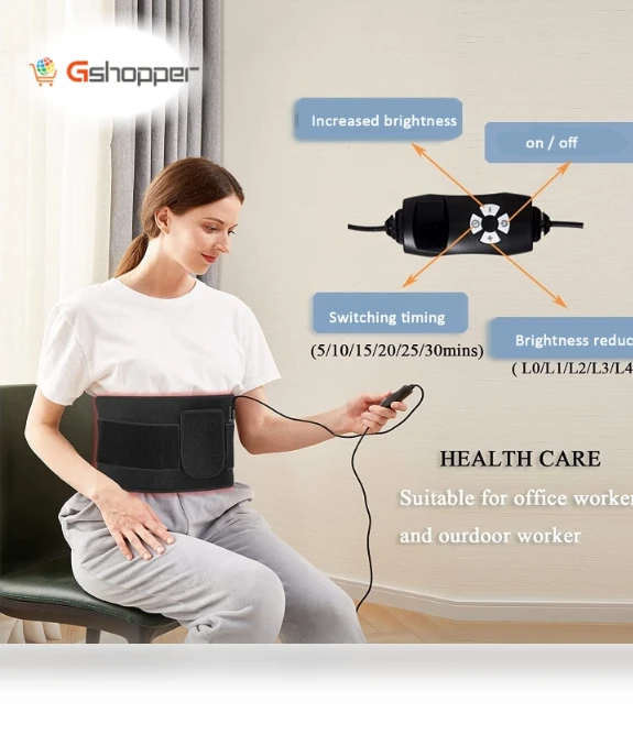 Red Light + Infrared Physiotherapy Belt — Hot & Cold Therapies