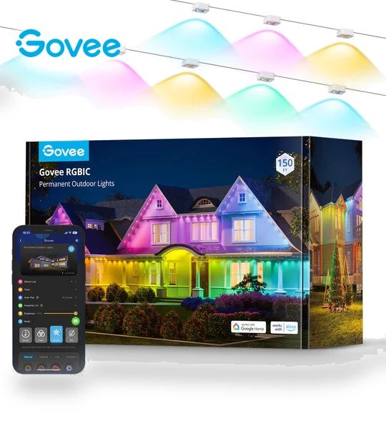 RGBIC LED Permanent Outdoor Lights — Garden Illumination, Govee