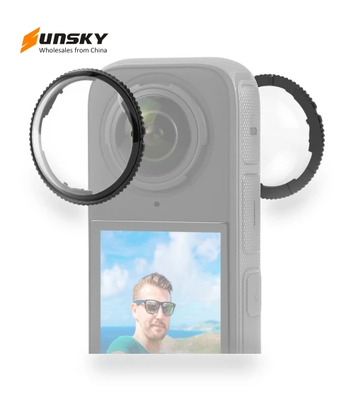 Rotation Optical Glass Lens Guard Protective Cover — Screen Protectors, PULUZ
