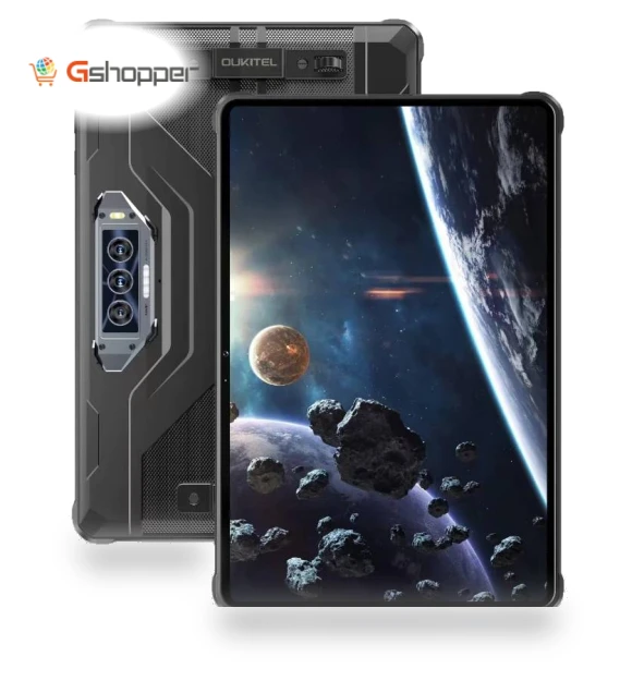 Rugged Tablet 11-Inch 2K Display 20000mAh Battery 48MP Sony Camera — Tablet, OUKITEL