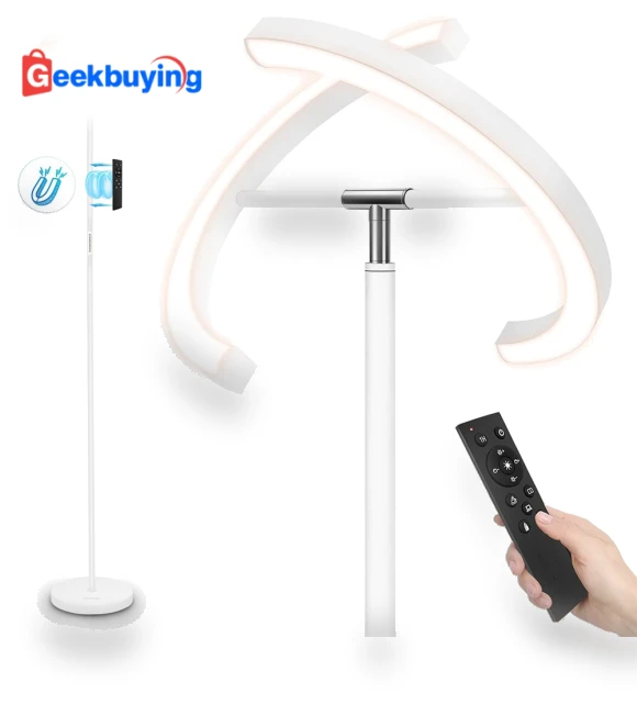 Split Floor Lamp with Reading Light — Standing Lights, FIMEI