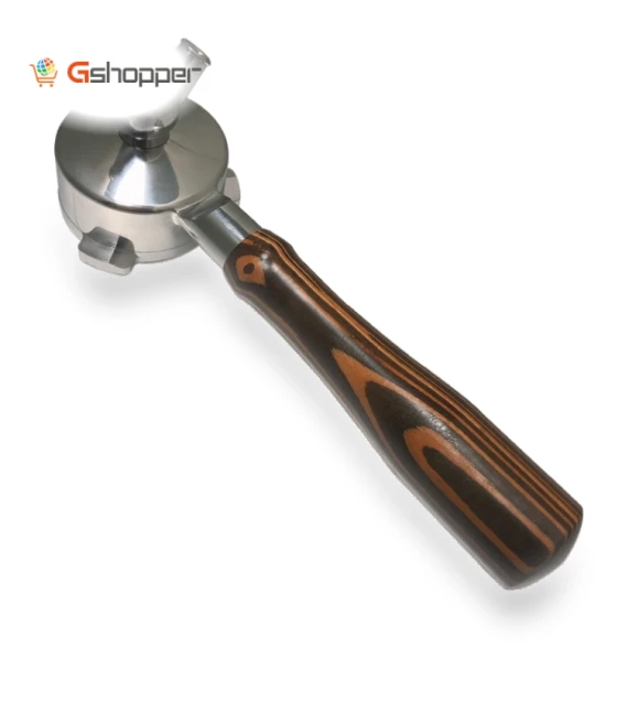 Stainless steel coffee machine with bottom handle — Coffee Makers