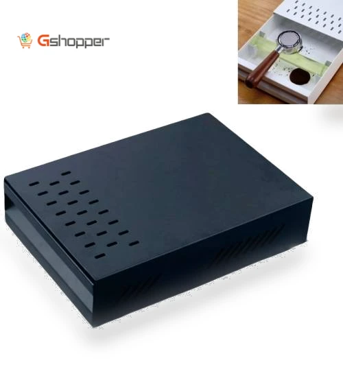 Stainless Steel Drawer Type Coffee Grounds Box — Cleaning Products