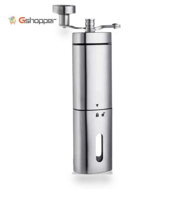 Stainless Steel Hand-Cranked Coffee Grinder — Hand Coffee Grinders
