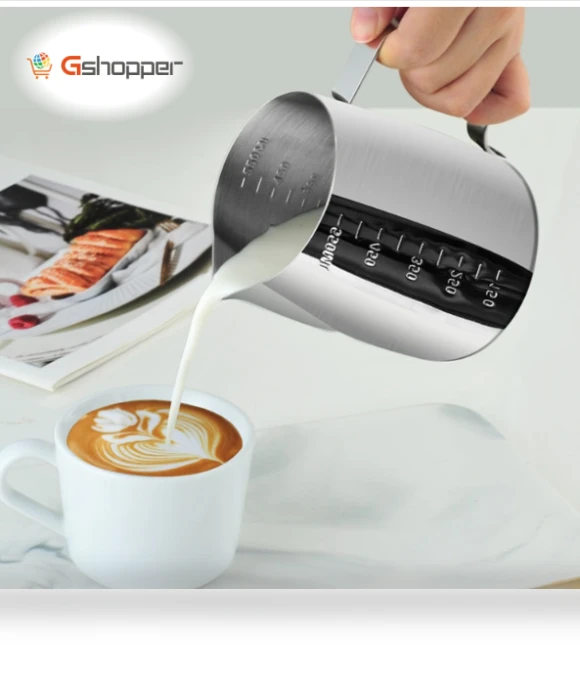 Stainless Steel Latte Art Cup — Milk Frothing Pitchers