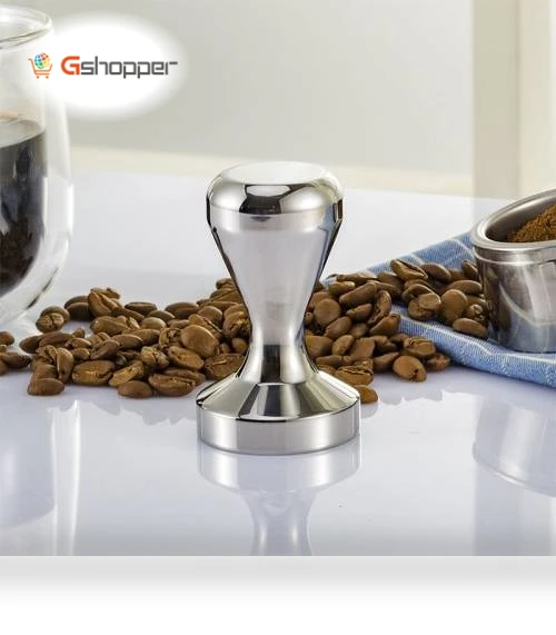 Stainless Steel Powder Press Flat Bottom Coffee Powder Hammer — Coffee & Espresso Machine Components