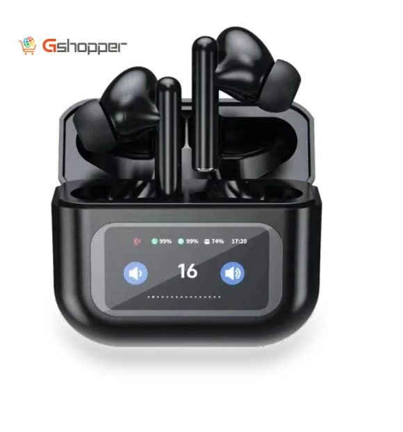TWS Bluetooth Earphone with LED Touch Screen — In-Ear Headphones