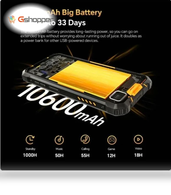 Waterproof Rugged Smartphone — Screen Protectors, OUKITEL