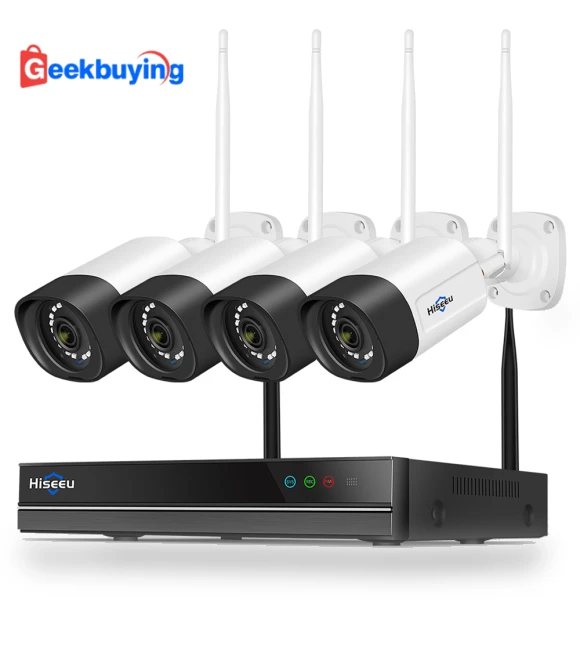 WiFi Security Camera System — Security Cameras, Hiseeu