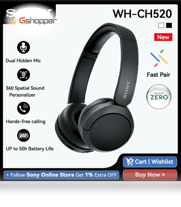 Wireless Headphones — Audio Gear, Sony