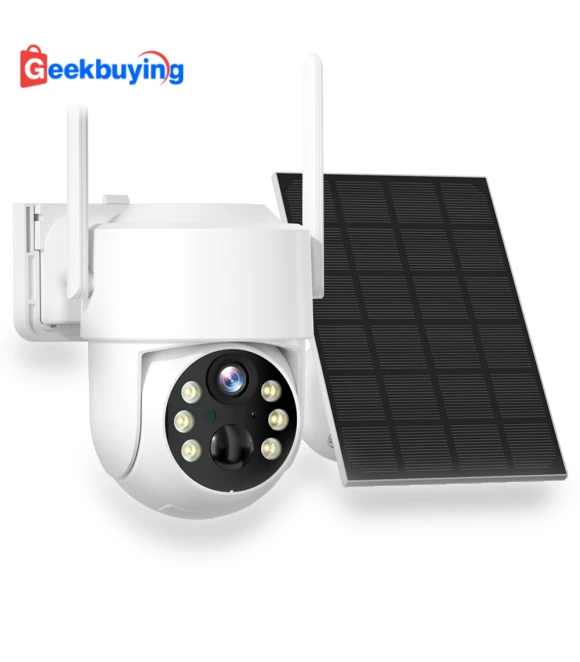 Wireless Security Camera with Solar Panel — Security Cameras, Hiseeu