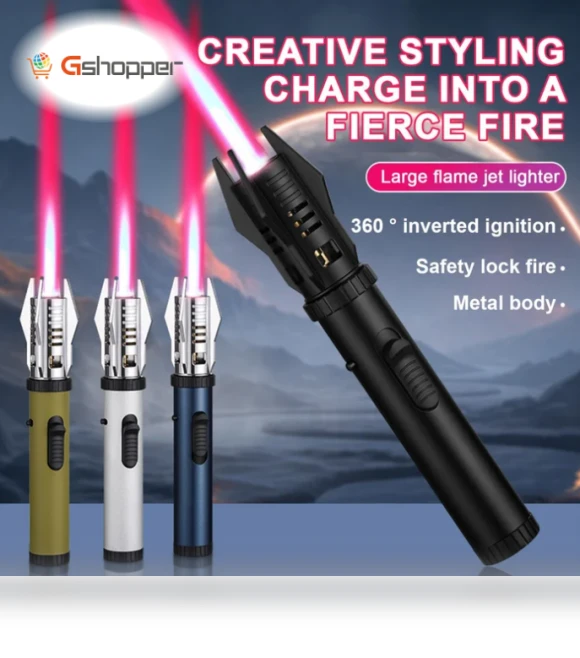 360° Windproof Lightsaber Torch Flame Lighter — Lighters