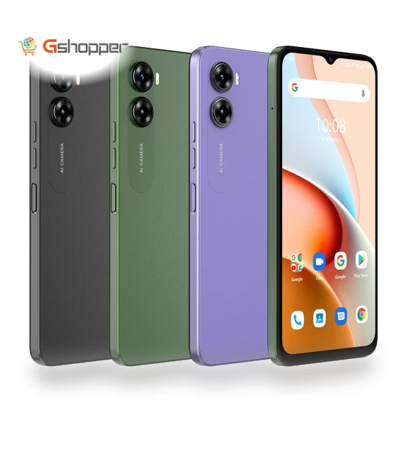 4GB RAM 64GB ROM 13MP Dual Camera 5150mAh 6.52 inch Android 13 Face Unlock Helio A22 Quad Core 4G Smartphone — Unlocked Smartphones, UMIDIGI