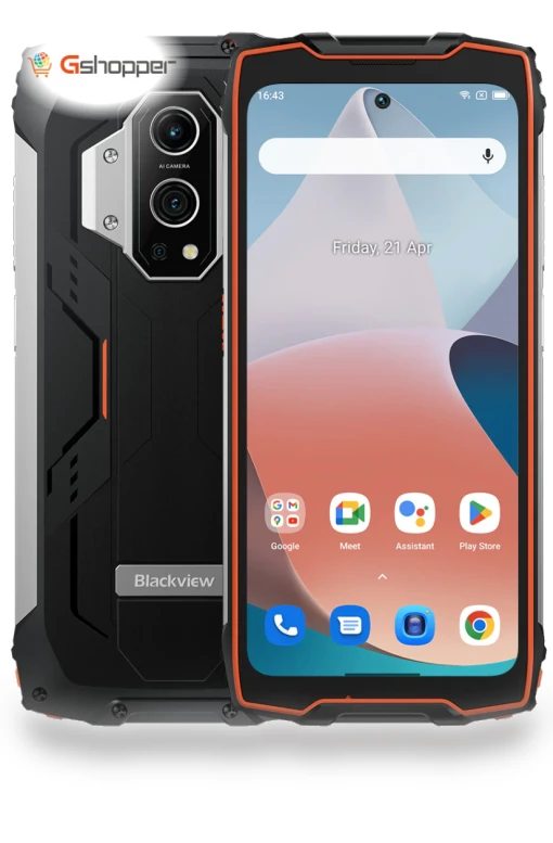 6.7-Inch 12+256GB 120Hz Display Ruggedized Smartphone — Screen Protectors, Blackview