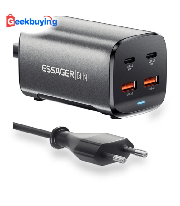 67W GaN Desktop Charger — Charging Solutions, ESSAGER