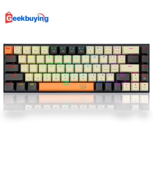 68-key Compact Mechanical Gaming Keyboard — Gaming Keyboards, Redragon