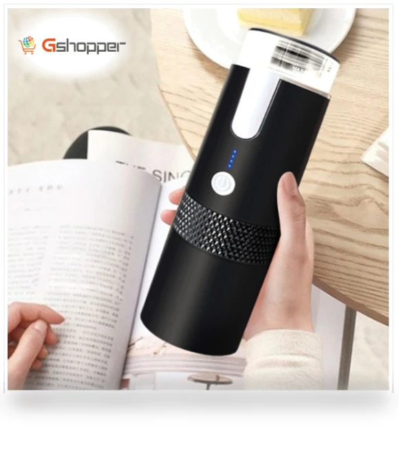 Automatic Portable Cordless Coffee Maker — Hand Coffee Grinders