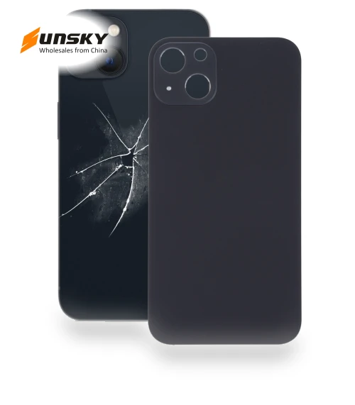 Big Camera Hole Glass Back Battery Cover — Back Covers