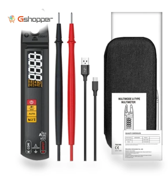 Digital Clamp Multimeter with LED Flashlight — Multimeters & Analyzers, BSIDE