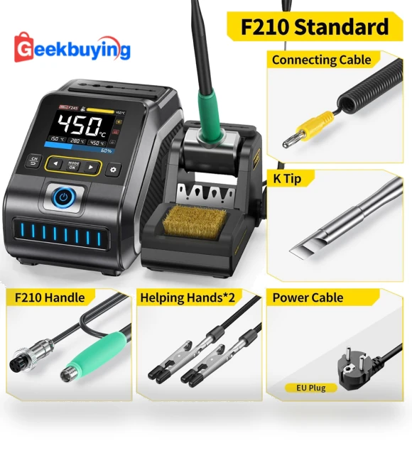 Digital Soldering Iron Station Kit — Stations, FNIRSI