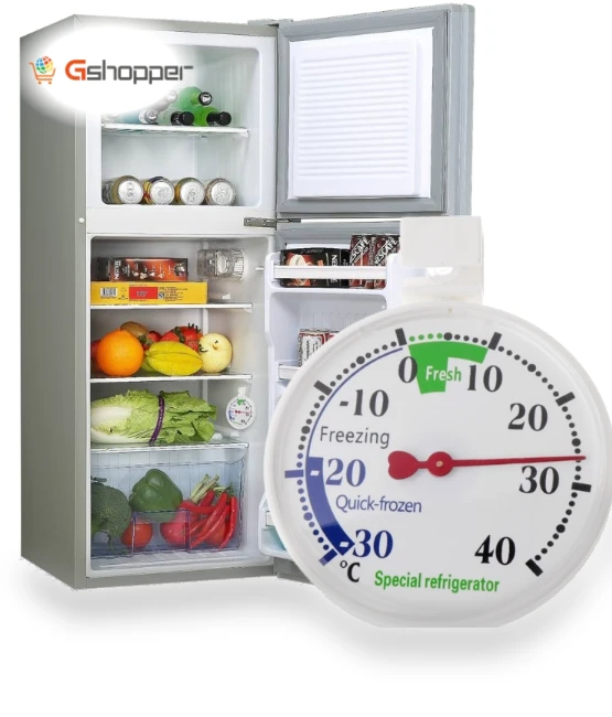 Hanging refrigerator freezer thermometer — Refrigerator