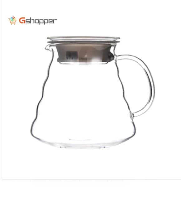 Heat Resistant Hand Brewed Coffee Glass Pot — Pots