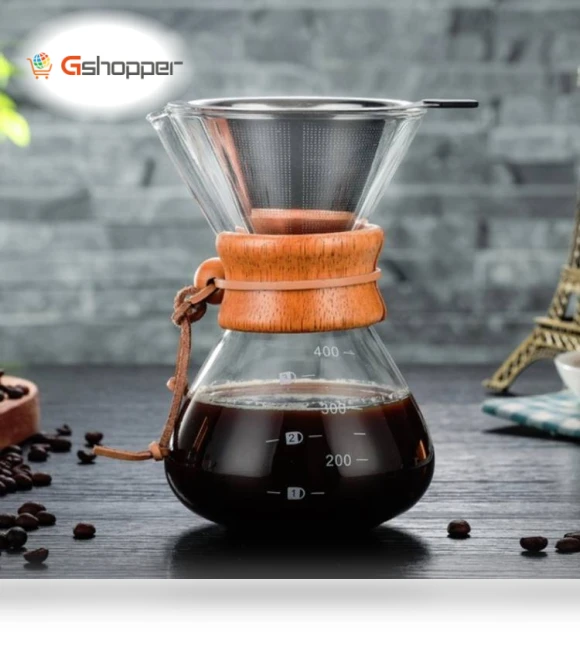 High Temperature Resistant Glass Coffee Pot — Stovetop Moka Pots