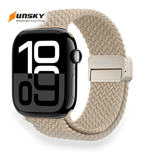 Magnetic Buckle Nylon Braid Watch Band — Watch Accessories, DUX DUCIS