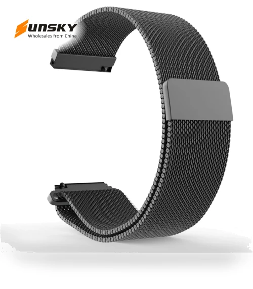 Milanese Stainless Steel Replacement Watchband — Watch Straps & Bands, Amazfit
