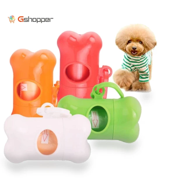 Pet Bone Shaped Trash Cans — Storage