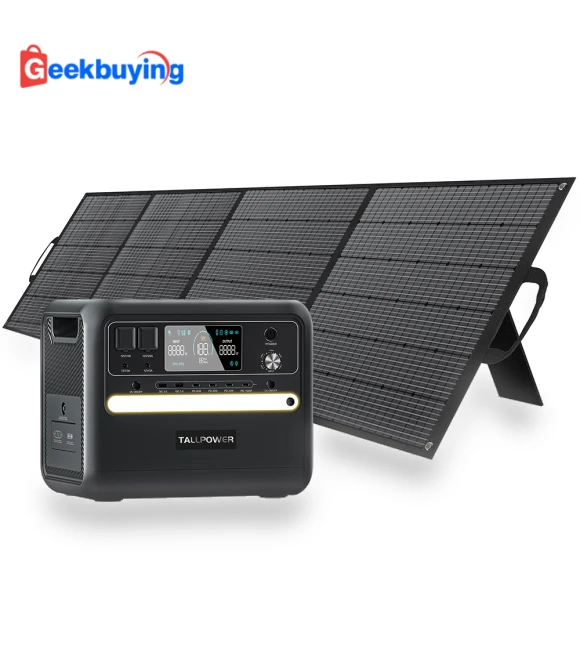 Portable Power Station with Solar Panel — Power Inverters, TALLPOWER
