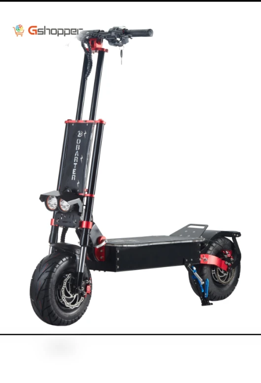 Powerful 13 Inch Fat Tire Electric Scooter — Electric Self-Balancing Scooters, Quickwheel