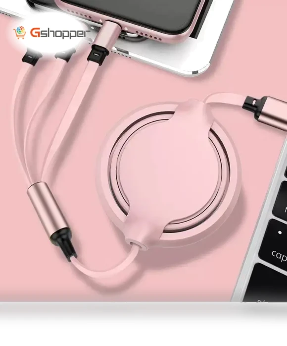 Retractable 3 in 1 Charging Cable — Charging Solutions