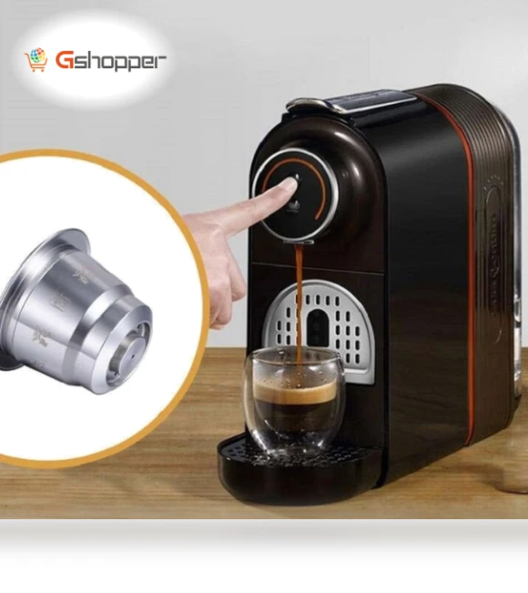 Reusable Stainless Steel Coffee Capsules — Permanent