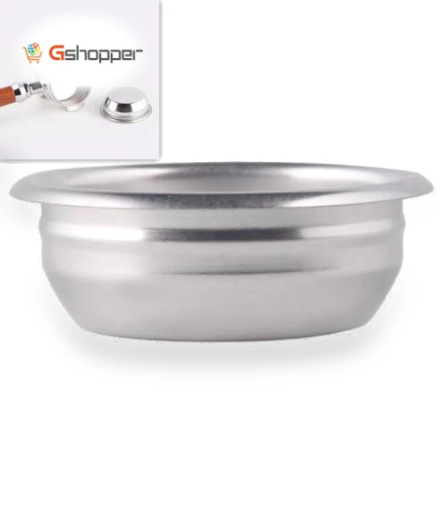 Semi-automatic Coffee Machine Stainless Steel Powder Bowl Brewing Head Filter Bottomless Handle Filter — Semi-Automatic Espresso Machines
