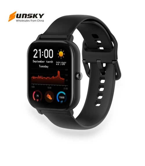 Solid Color Soft Silicone Watch Band — Watch Straps & Bands, Amazfit