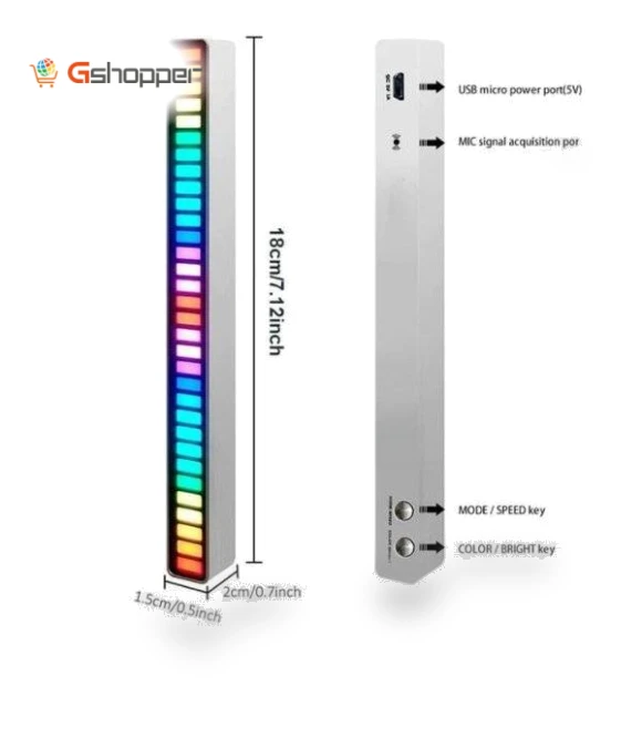 Sound Activated RGB Light Bar — Light Bars