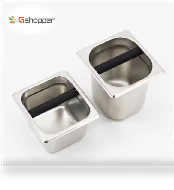 Stainless steel coffee grounds barrel — Tea Storage Chests