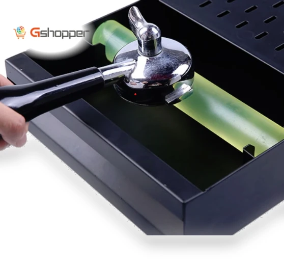 Stainless Steel Coffee Grounds Box — Electric Blade Coffee Grinders