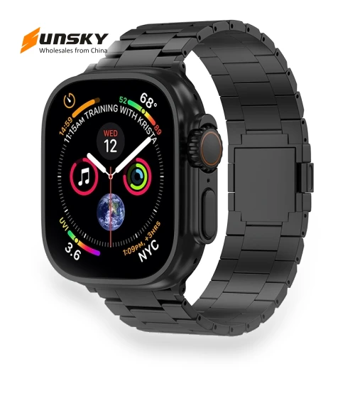 Tri-beads Magnetic Titanium Alloy Watch Band — Watch Accessories