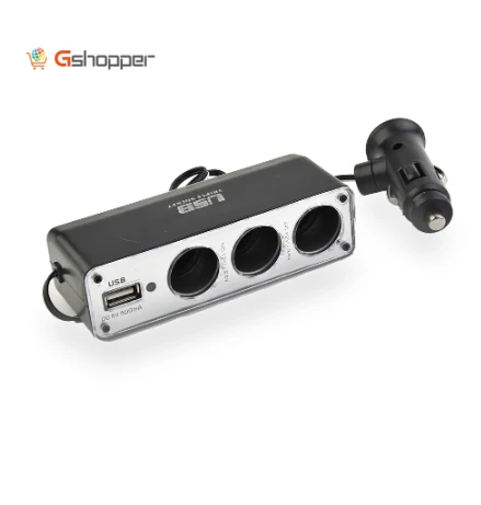 Triple Splitter Car Charger Adapter — Vehicle Power Solutions