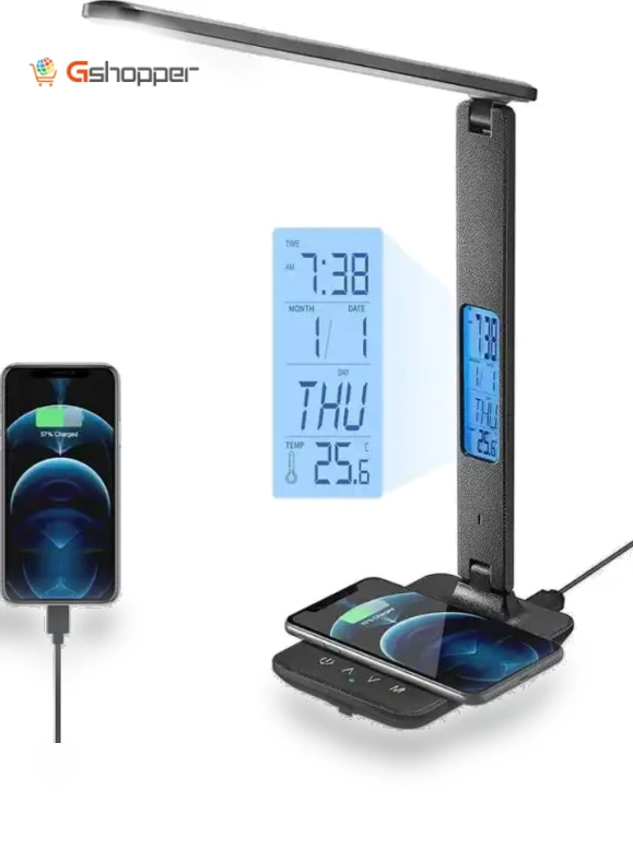 Wireless Charger LED Desk Lamp — Study & Desk Lighting