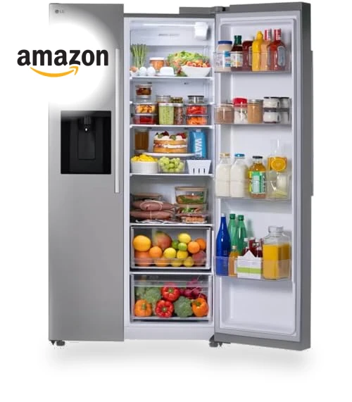 27 Cu. Ft. Stainless Side-by-Side Smart Refrigerator — Cooling Solutions, LG