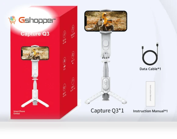 3-Axis Smartphone Gimbal Stabilizer — Steady Shots, Funsnap
