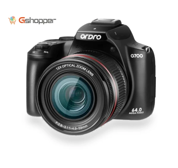 4K 64MP 12X Optical Zoom Digital Camera Video Camcorder — Camcorder, Ordro