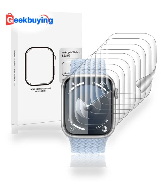 8-Pack Screen Protector for Apple Watch — Smartwatch Protectors, SODI