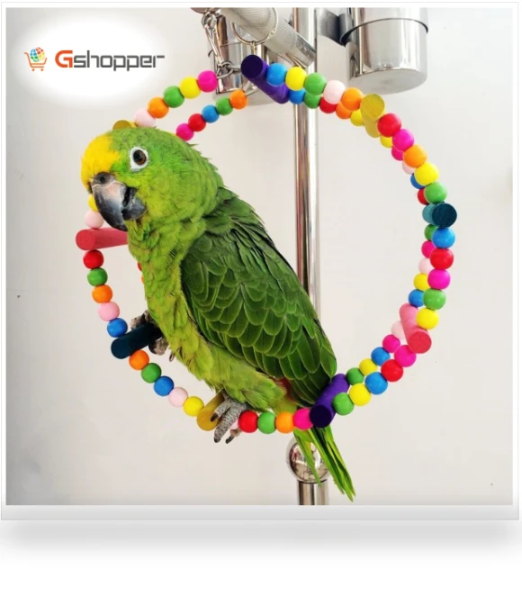 Bird Arch Climbing Swing Play Wheel Ring Toy — Swings