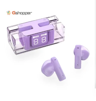 LED Display Bluetooth 5.3 Earbuds — In-Ear Headphones