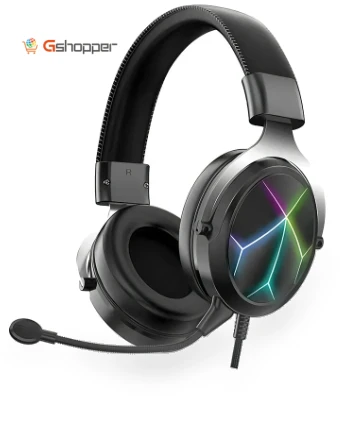 LED RGB Gaming Headphones with Noise Cancelling — Gaming Headsets, ONIKUMA
